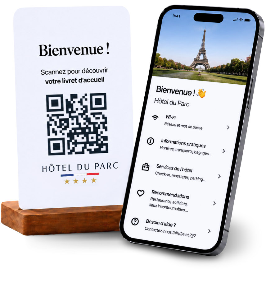 Room directory · livret d'accueil digital
